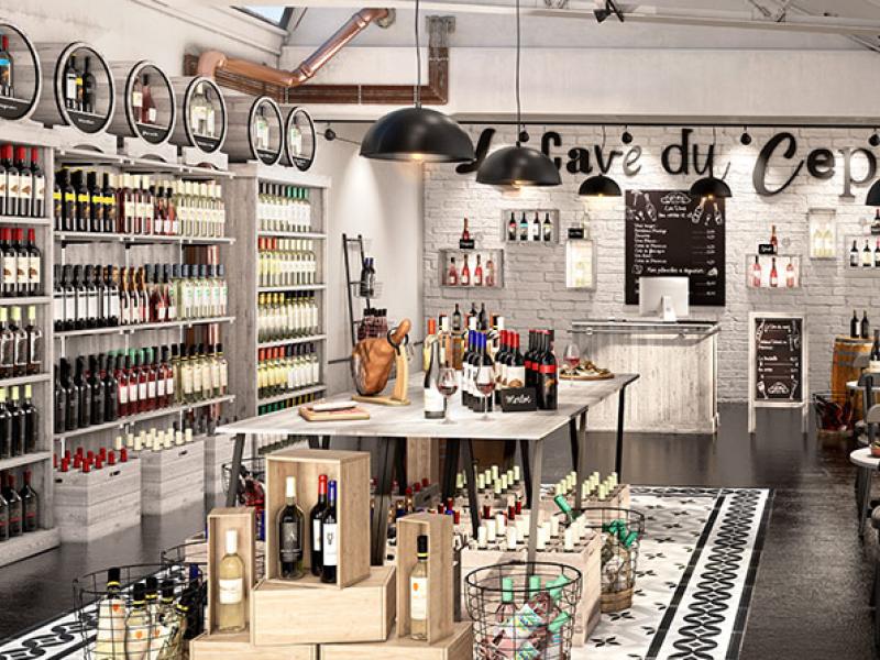 Concept Store "Caviste restaurant"