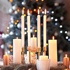 Vases, bougies et photophores