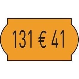Etiquette neutre 26x12mm fluo orange - par 15000 Etiquette neutre 26x12mm fluo orange - par 15000