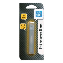 Lames 9mm prédécoupées - par 10 Lames 9mm prédécoupées - par 10