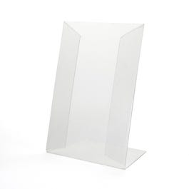 Porte visuel A4 21x29.7cm incliné PET - par 5 Porte visuel A4 21x29.7cm incliné PET - par 5