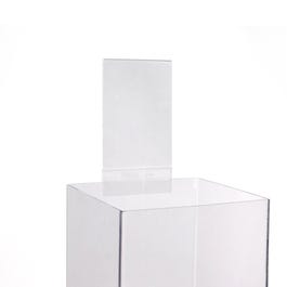 Porte visuel A5 pour bac soldeur 27x15cm Porte visuel A5 pour bac soldeur 27x15cm