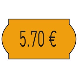 Etiquette Meto format 22x12mm fluo orange standard - par 12000 Etiquette Meto format 22x12mm fluo orange standard - par 12000