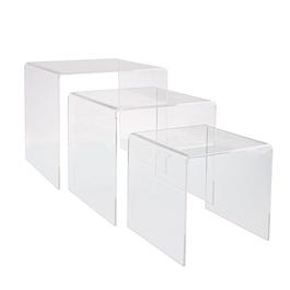 Présentoir gigogne carré - set de 3 Présentoir gigogne carré - set de 3