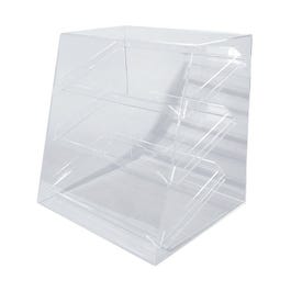 Vitrine de protection 3 plateaux transparent L27xP50xH52cm Vitrine de protection 3 plateaux transparent L27xP50xH52cm
