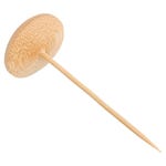 Mini assiette sur pique bambou Ø4x10cm - par 24