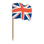 Petit drapeau UK bois 4x3/6,5cm - par 144