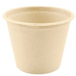 Pot à soupe en bagasse naturelle 425cc Ø10,5x8,3cm - par 600