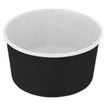Pot à glace en carton Black edition 150ml Ø8,5x4,5cm - par 50