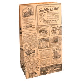 Sac kraft SOS Times 14+8x24cm - par 1000 Sac kraft SOS Times 14+8x24cm - par 1000