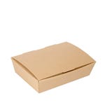 Boîtes Lunch box The Pack en carton nano micro naturel 21x18x5,5cm - par 360