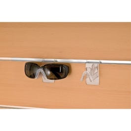 Support lunettes branches fermées pour fond rainuré Support lunettes branches fermées pour fond rainuré