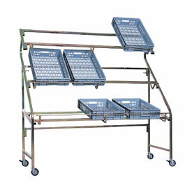 Présentoir cagettes largeur 170cm Présentoir cagettes largeur 170cm
