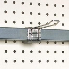 Broche double L30cm pour barre de charge - chromée - par 10 Broche double L30cm pour barre de charge - chromée - par 10