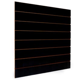Panneau rainuré noir R15 120x120x1.8cm Panneau rainuré noir R15 120x120x1.8cm