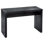 Table gigogne Flexia noir vintage 90x40x60cm