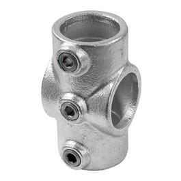 Joint Urban droit 4 directions pour tube Ø34,5mm - zingué Joint Urban droit 4 directions pour tube Ø34,5mm - zingué