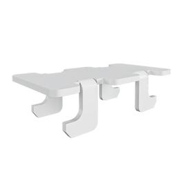 Chapeau montant L6cm blanc 9003 Chapeau montant L6cm blanc 9003