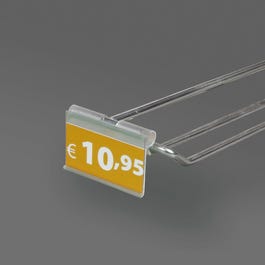 Porte étiquette pour broche 30x50mm transparent Porte étiquette pour broche 30x50mm transparent