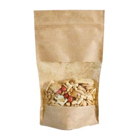 Sachet fermeture zip et fenêtre 750gr - par 100 Sachet fermeture zip et fenêtre 750gr - par 100