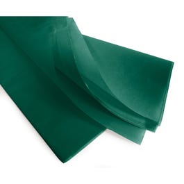 Papier de soie vert sapin 17g/m² 50x75cm - par 240 feuilles Papier de soie vert sapin 17g/m² 50x75cm - par 240 feuilles