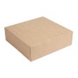 Boîte pâtissière The Pack carton ondulé nano micro 30x30x8cm naturel - par 100