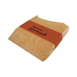 Sachets croissants kraft brun N°106 17x3,5+3,5x35cm - par 1000 Sachets croissants kraft brun N°106 17x3,5+3,5x35cm - par 1000