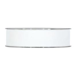 Ruban cadeau velours blanc 25mm x 7m Ruban cadeau velours blanc 25mm x 7m