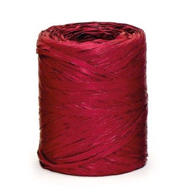 Raphia synthétique bordeaux 15mmx200 m Raphia synthétique bordeaux 15mmx200 m