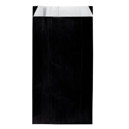 Pochettes cadeaux kraft vergé noir 30+8x48cm - par 250 Pochettes cadeaux kraft vergé noir 30+8x48cm - par 250