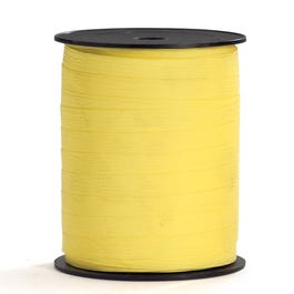 Bolduc papier synthétique jaune 10mm x 250m Bolduc papier synthétique jaune 10mm x 250m