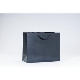Sac Luxe pelliculé noir 32x13x26cm - par 12 Sac Luxe pelliculé noir 32x13x26cm - par 12