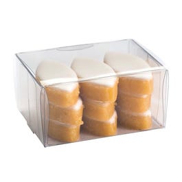 Boîte confiserie rectangulaire transparente 8x6x3cm - par 10 Boîte confiserie rectangulaire transparente 8x6x3cm - par 10