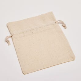 Sachet coton brut L 12 x H 17 cm - par 10 Sachet coton brut L 12 x H 17 cm - par 10