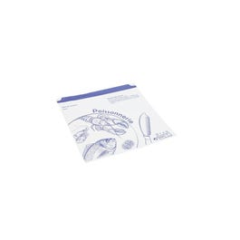 Pochettes adhésives pour poisson 25x25cm - par 1000 Pochettes adhésives pour poisson 25x25cm - par 1000