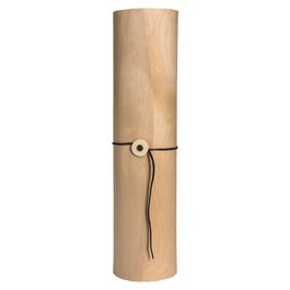Boîte 1 bouteille en bois neutre ronde avec fermeture lien Ø9x36cm Boîte 1 bouteille en bois neutre ronde avec fermeture lien Ø9x36cm