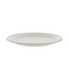 Assiette jetable biodégradable ronde Ø18cm - par 50 Assiette jetable biodégradable ronde Ø18cm - par 50