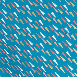 Papier cadeau pointes multicolores en 0,70x100 m Papier cadeau pointes multicolores en 0,70x100 m
