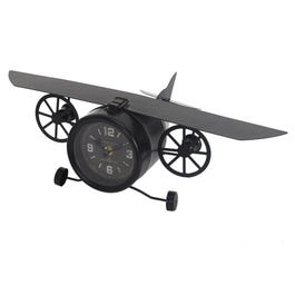 Horloge avion vintage à poser 47x26x17cm Horloge avion vintage à poser 47x26x17cm