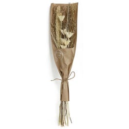 Fleurs séchées et blé en bouquet H60cm - coloris assortis Fleurs séchées et blé en bouquet H60cm - coloris assortis