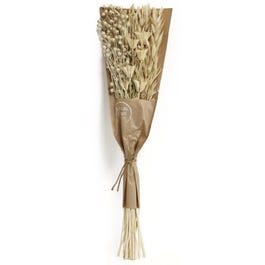 Fleurs séchées et blé en bouquet H60cm - coloris assortis Fleurs séchées et blé en bouquet H60cm - coloris assortis