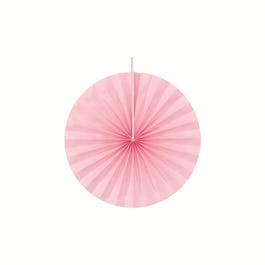 Eventails rose pastel Ø20 cm - par 4 Eventails rose pastel Ø20 cm - par 4