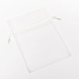 Sachet organza crème L 12 x H 17 cm - par 10 Sachet organza crème L 12 x H 17 cm - par 10