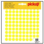 Etiquette autocollante 12mm vinyl jaune