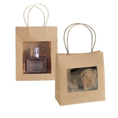 Sacs kraft à fenêtre